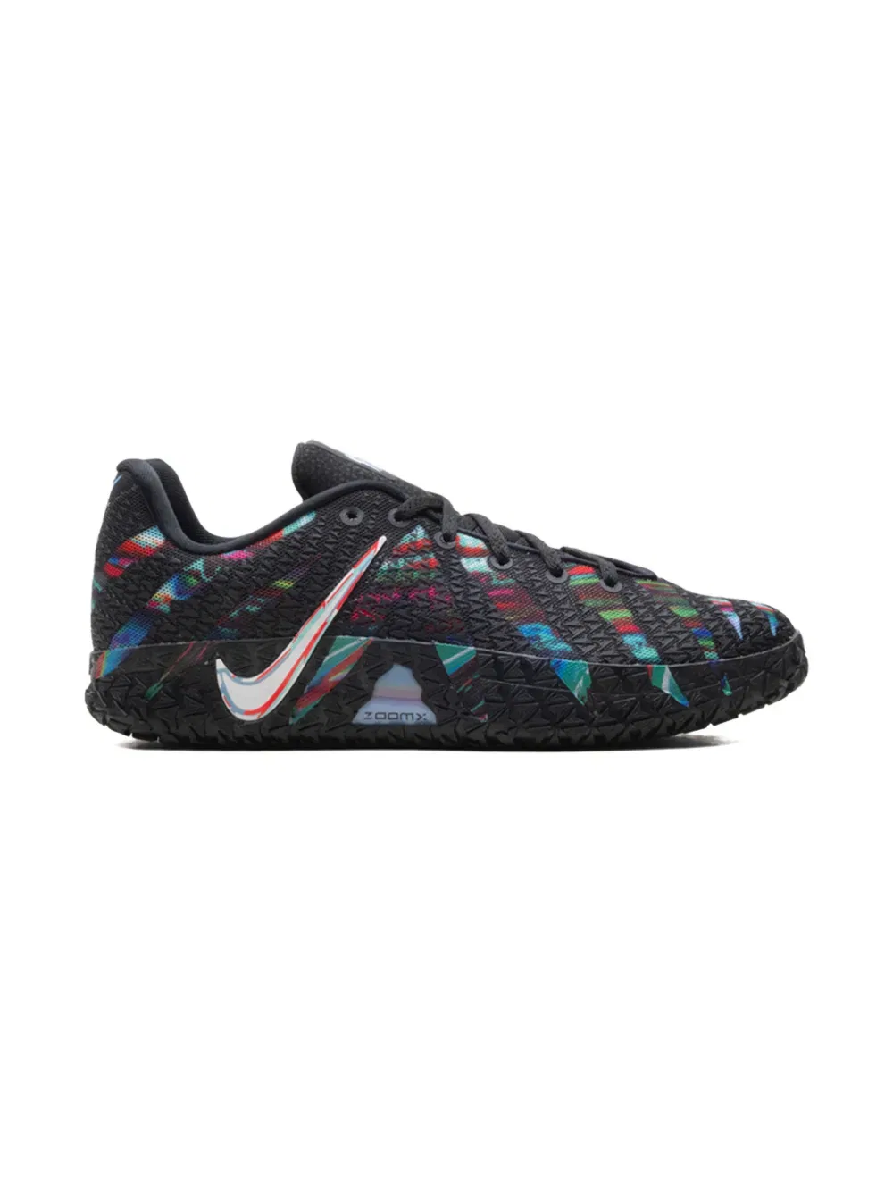 Кроссовки на шнуровке с вставками Nike Kids, черный — фото 2