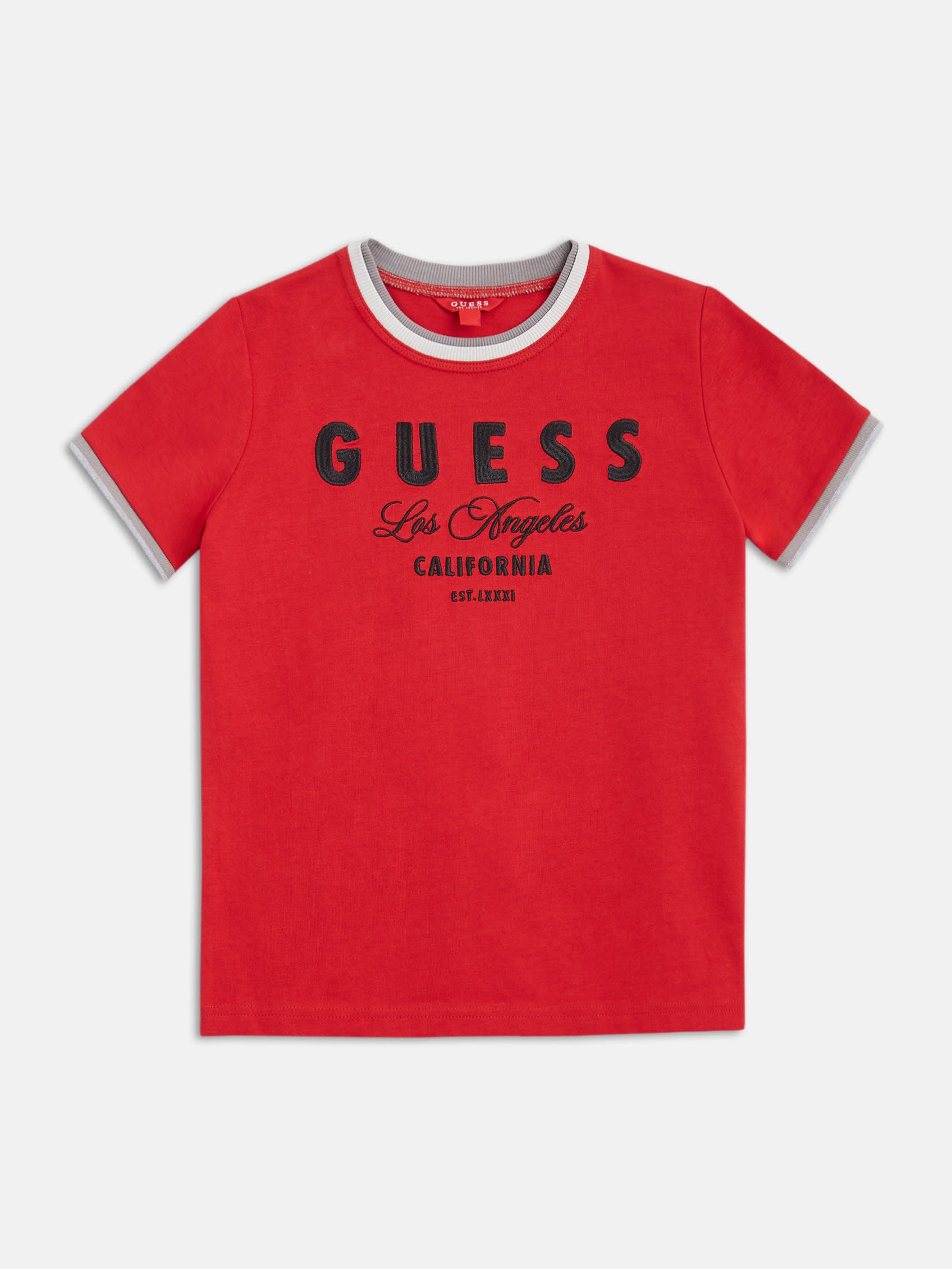 

Футболка Eco Nathaniel с логотипом (7-16) Guess Factory, красный