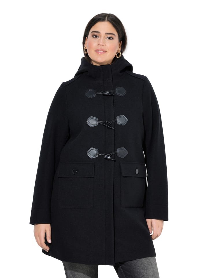 

Ulla Popken Черное пальто