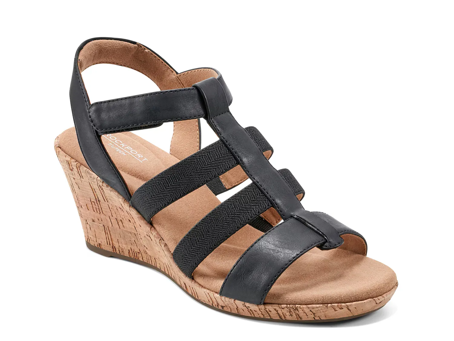 

Сандалии Blanca Wedge Sandal Rockport, черный