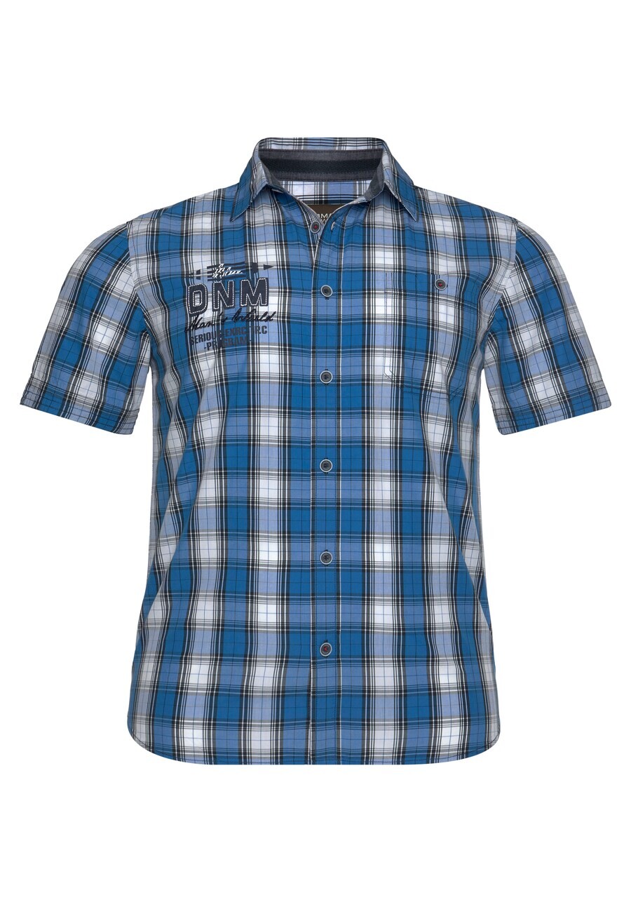 

Клетчатая рубашка Man's World Comfort fit Business Shirt, синий