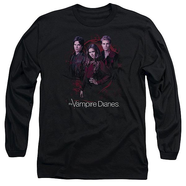 

Футболка с длинным рукавом Vampire diaries company of three Licensed Character