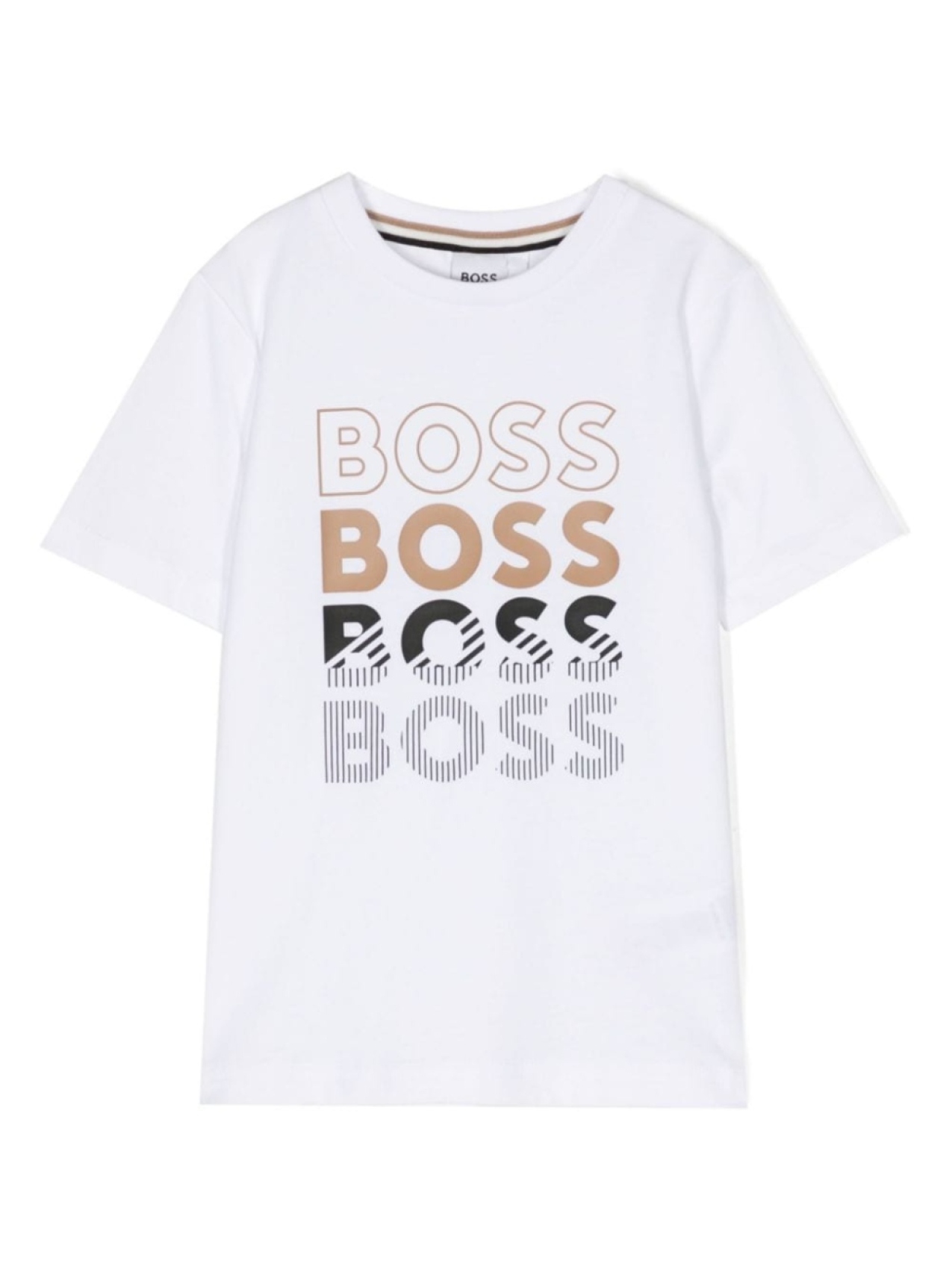 

BOSS Kidswear футболка из джерси с логотипом, белый