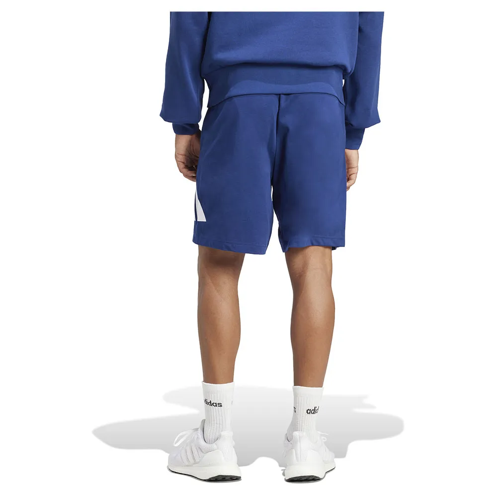 Шорты adidas Essentials Big Logo Single Jersey, синий — фото 2