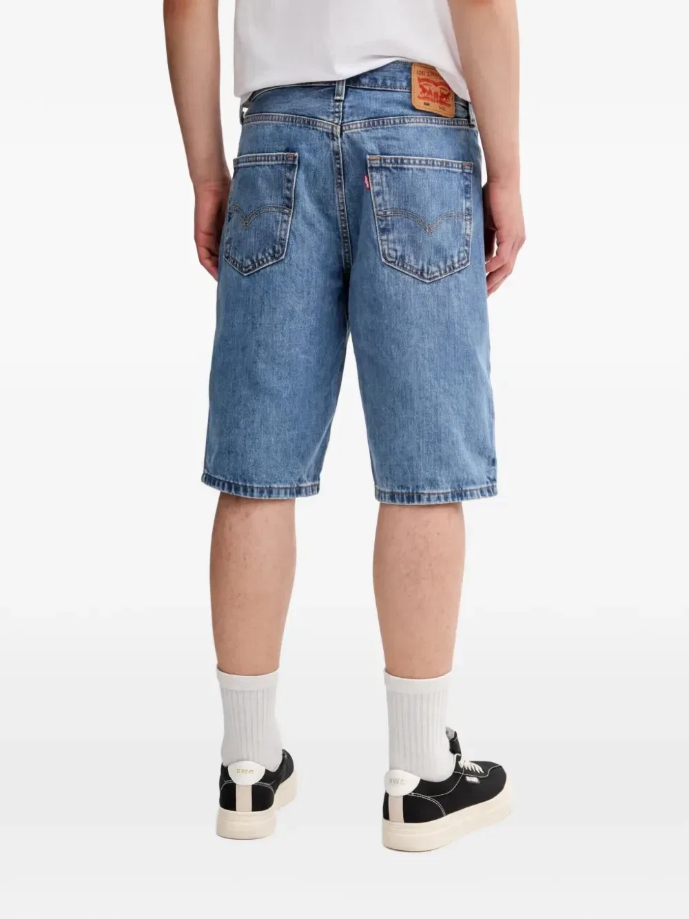 Джинсовые шорты с пятью карманами Levi's, синий — фото 3