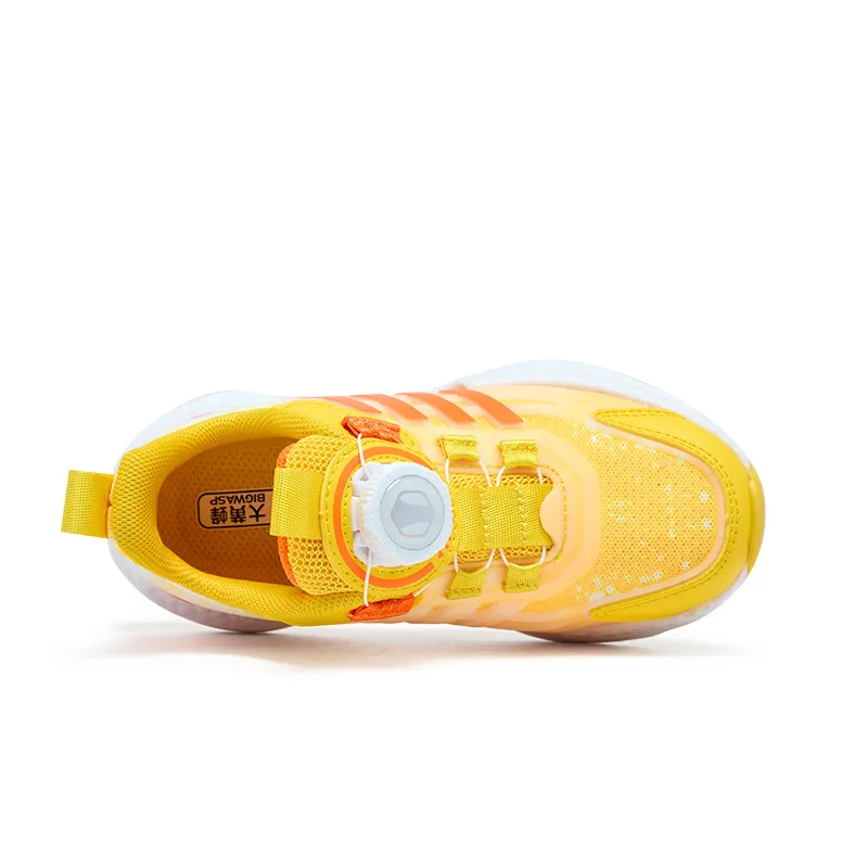 Кроссовки для бега Light Rebound Experience 2.0 Low top детские BIG WASP, Lemon[Spring Fall Dual Network] — фото 4