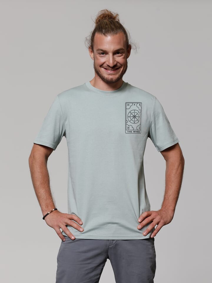 

Футболка wat Apparel T-Shirt Tarot The Wheel, цвет Aloe