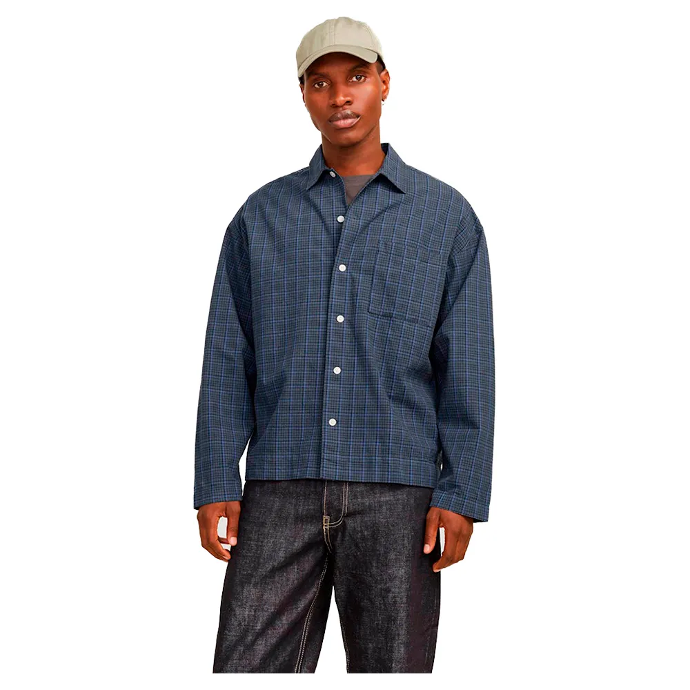 

Верхняя рубашка Jack & Jones Roxbury Boxy, синий