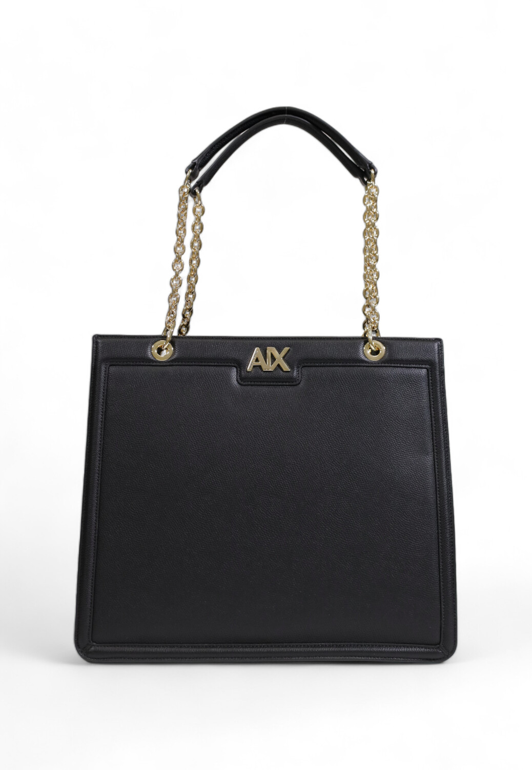 

Сумка Armani Exchange с ручками на цепочках, черный