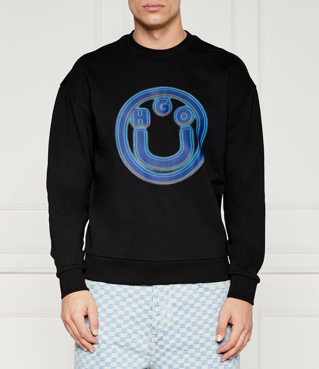 

Толстовка Hugo Blue Nakaros Regular Fit, черный