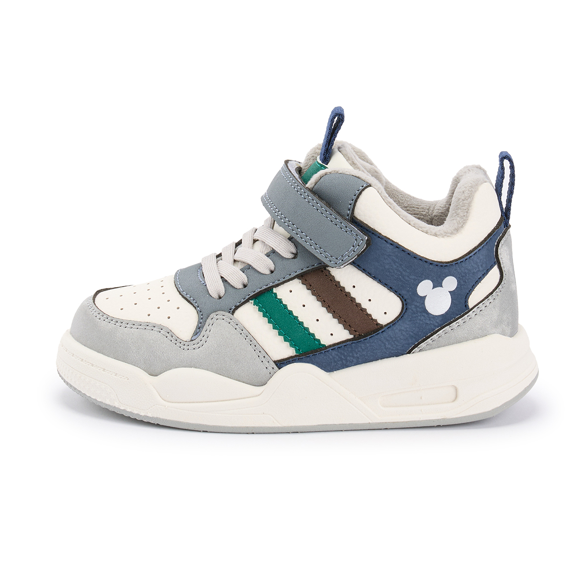 

Mickey устойчивые к истиранию мид-топ скейтборд кроссовки детские Disney, серый