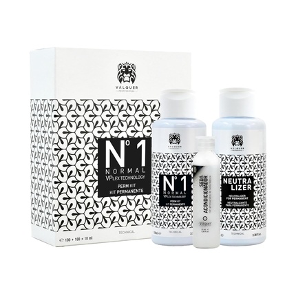 

Valquer Permanent Kit No. 1 Normal с технологией VPlex Высококачественный продукт 210 мл Valquer Profesional