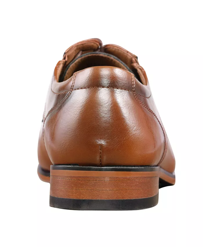 Мужские классические оксфорды Sulai Cap Toe со шнуровкой GUESS, коричневый — фото 3