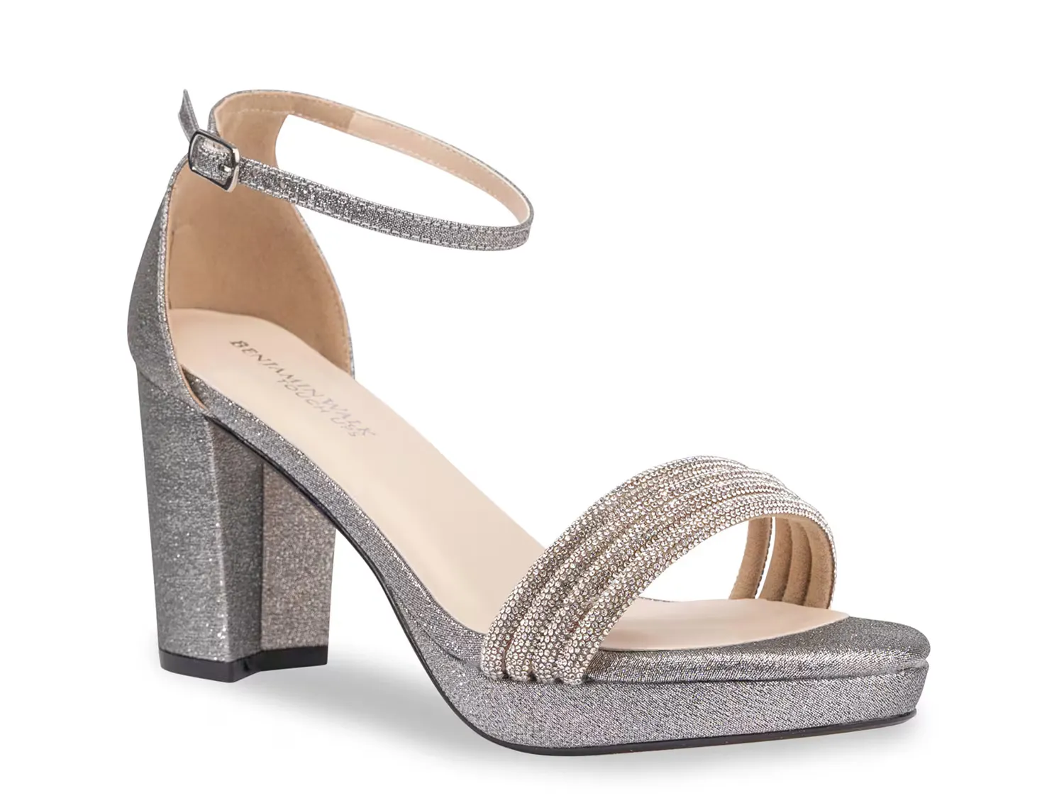 

Сандалии Parker Platform Sandal Touch Ups By Benjamin Walk, цвет pewter