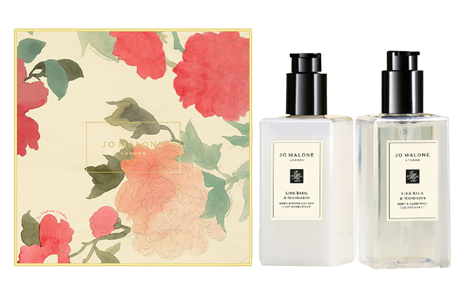 

ZUMALONG новогодний лимитированный цветочный благоприятный смягчающий кожу гель для душа набор ухода ароматный 250мл+250мл Jo Malone London