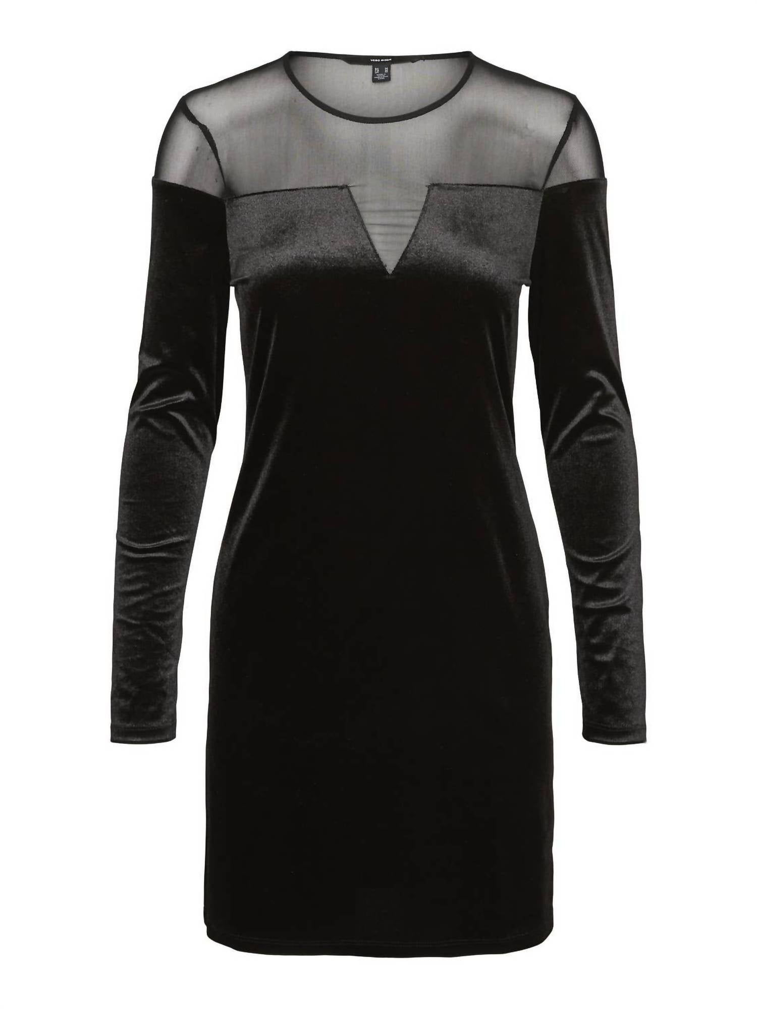 

Платье Carolina с длинными рукавами черного цвета Vero Moda