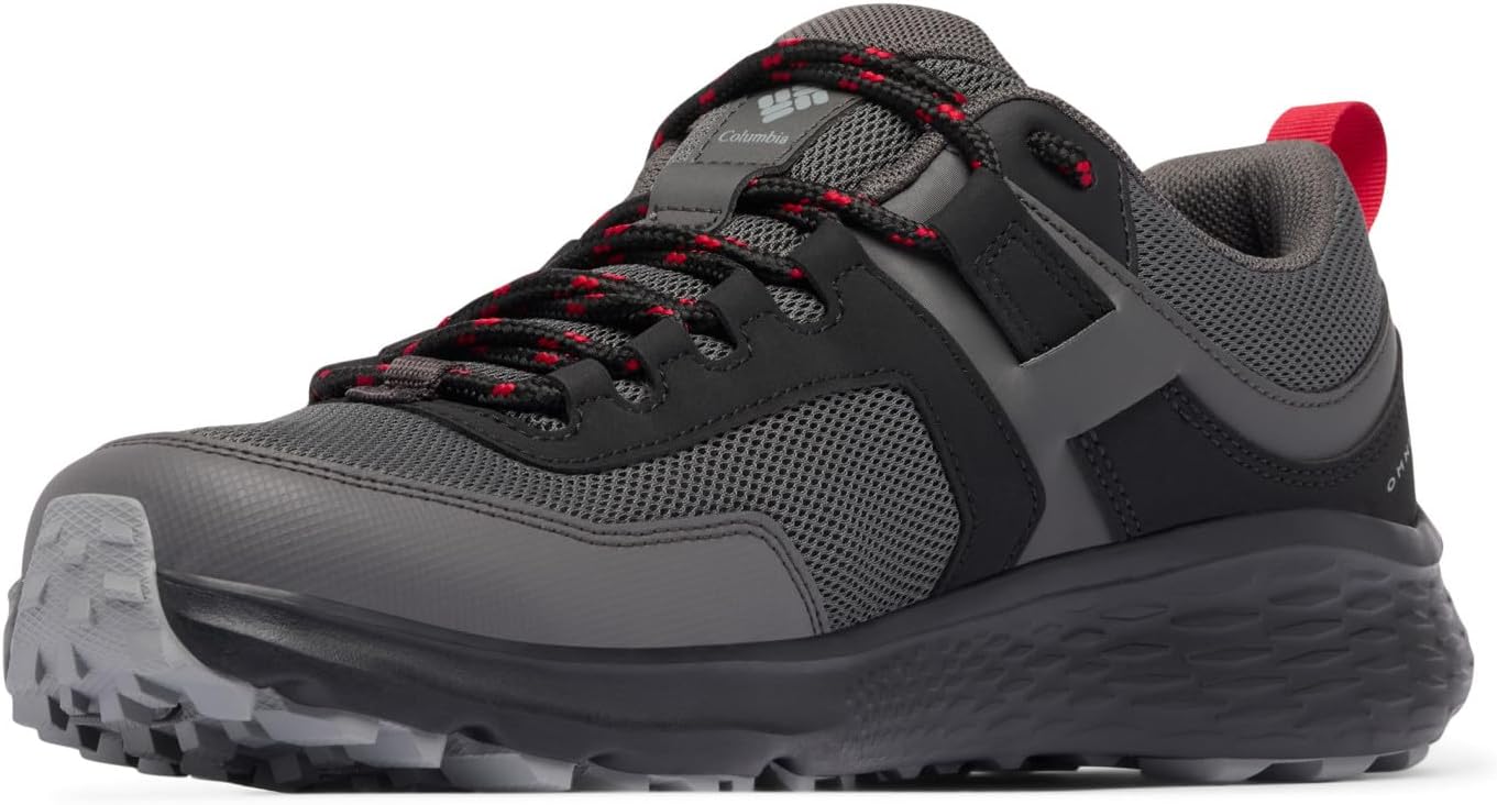 Мужские кроссовки Columbia Konos Low для походов, Dark Grey/Mountain Red — фото 4