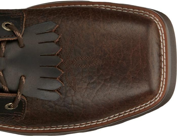 Мужские ботинки Tony Lama TW3430 High Range 8 с водонепроницаемым носком и шнуровкой, Pecan — фото 3