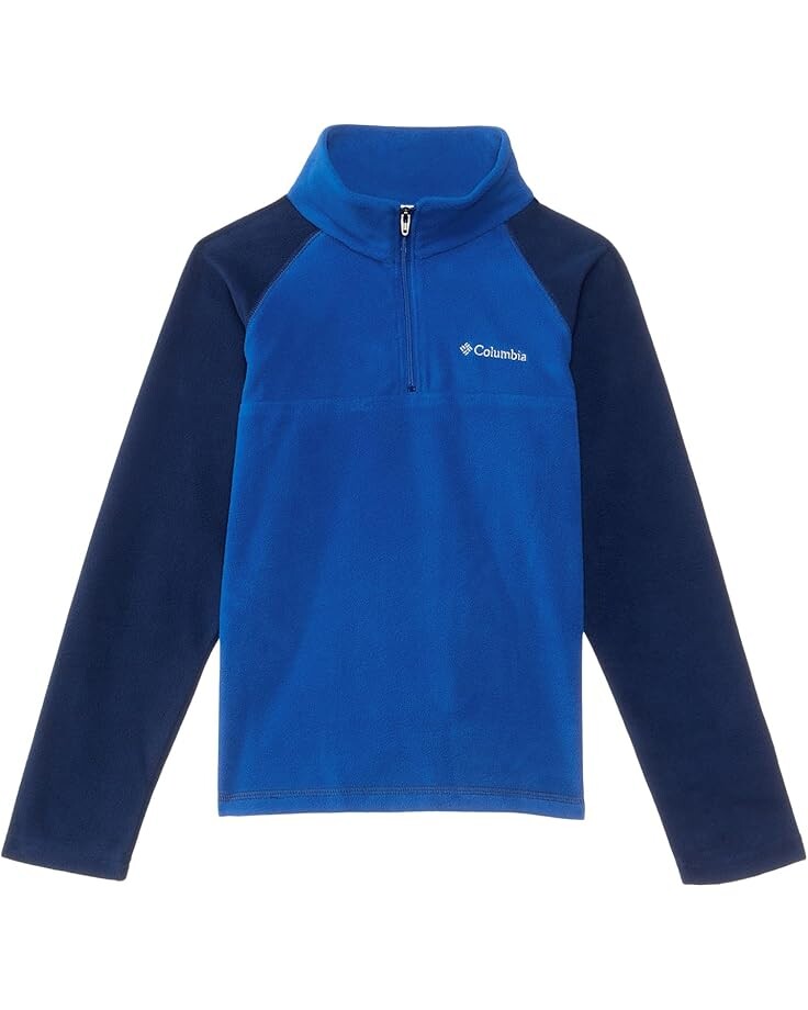 

Толстовка Columbia Kids Glacial Half Zip, цвет Mountain Blue/Collegiate Navy