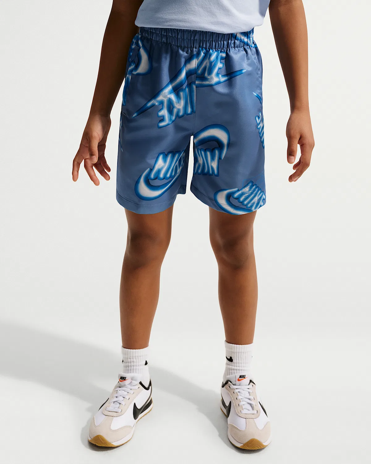 Детский набор из футболки и шорт Nike Sportswear Club Floatie, Work Blue — фото 4