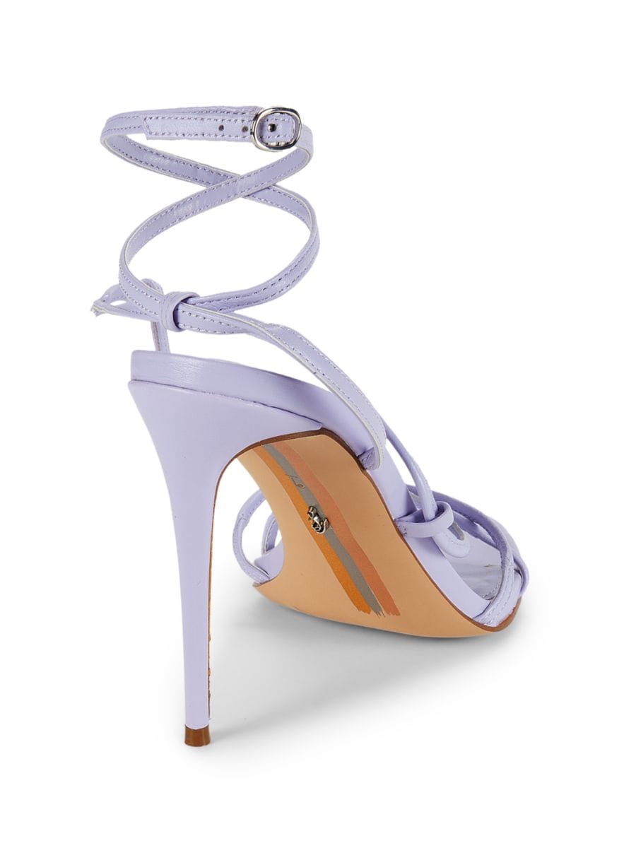 Кожаные сандалии Sareena с ремешками Sam Edelman, цвет Carmine Rose — фото 3