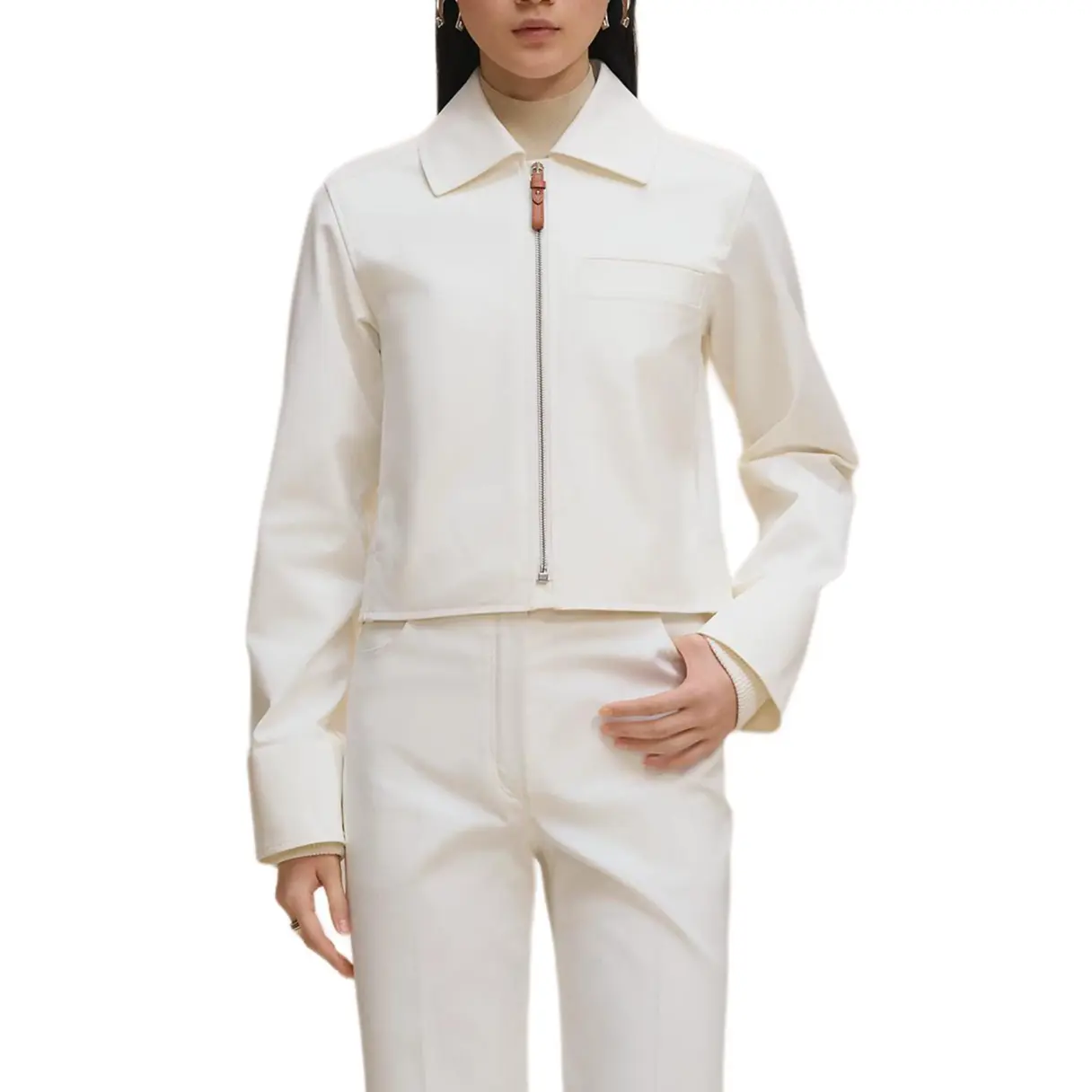 

HERMES Куртка женская белая, White
