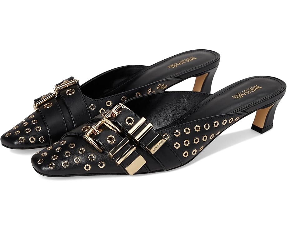 Туфли MICHAEL Michael Kors Darrington Kitten Mule, цвет Black 2