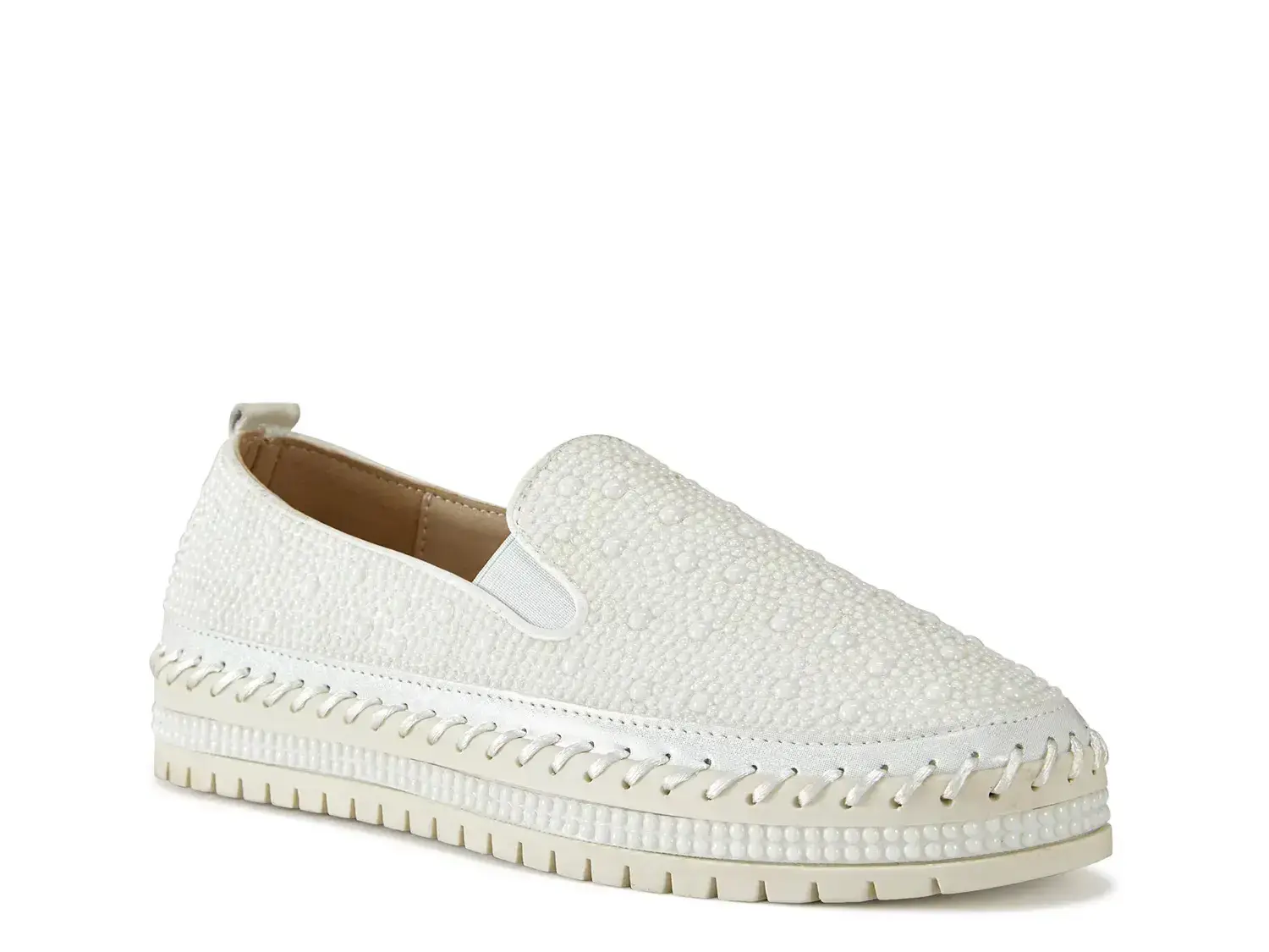 Brittany Pearl Platform Слипоны Sneaker Azalea Wang, White