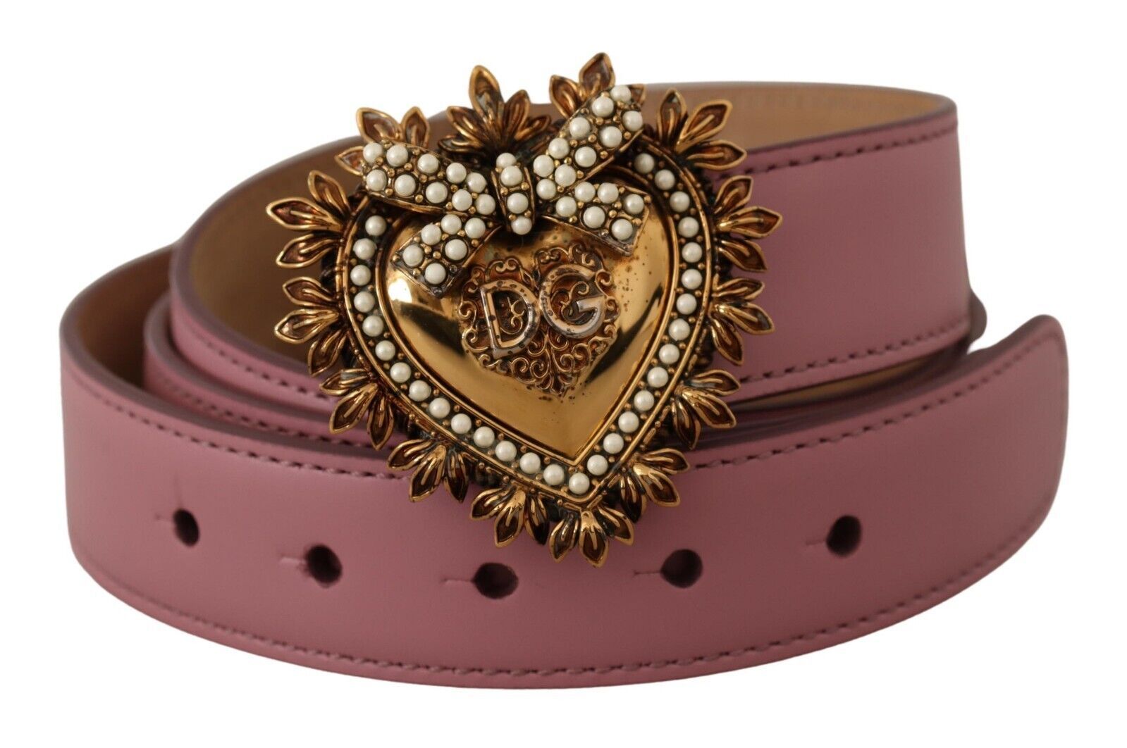 

Ремень из лакированной кожи с пряжкой в ​​виде сердца Regal Dolce & Gabbana