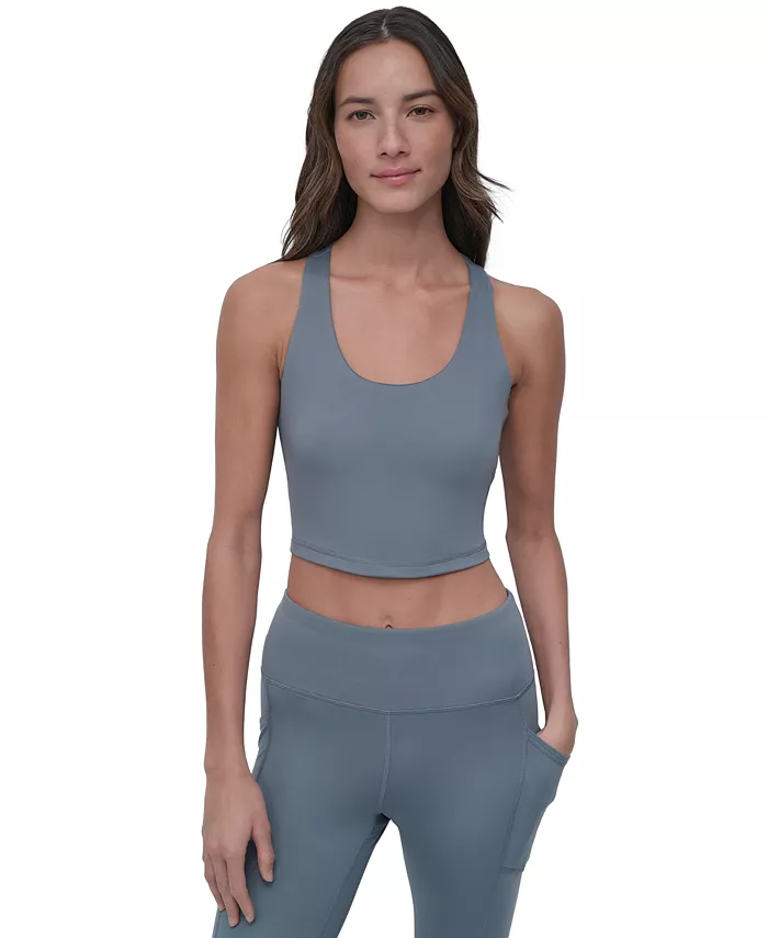 

Женский компрессионный укороченный топ Balance DKNY, синий