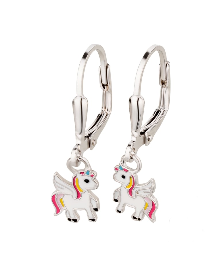 

Schmuck23 Серебряные серьги 925 пробы с изображением единорога, 0,7 см x 0,8 см