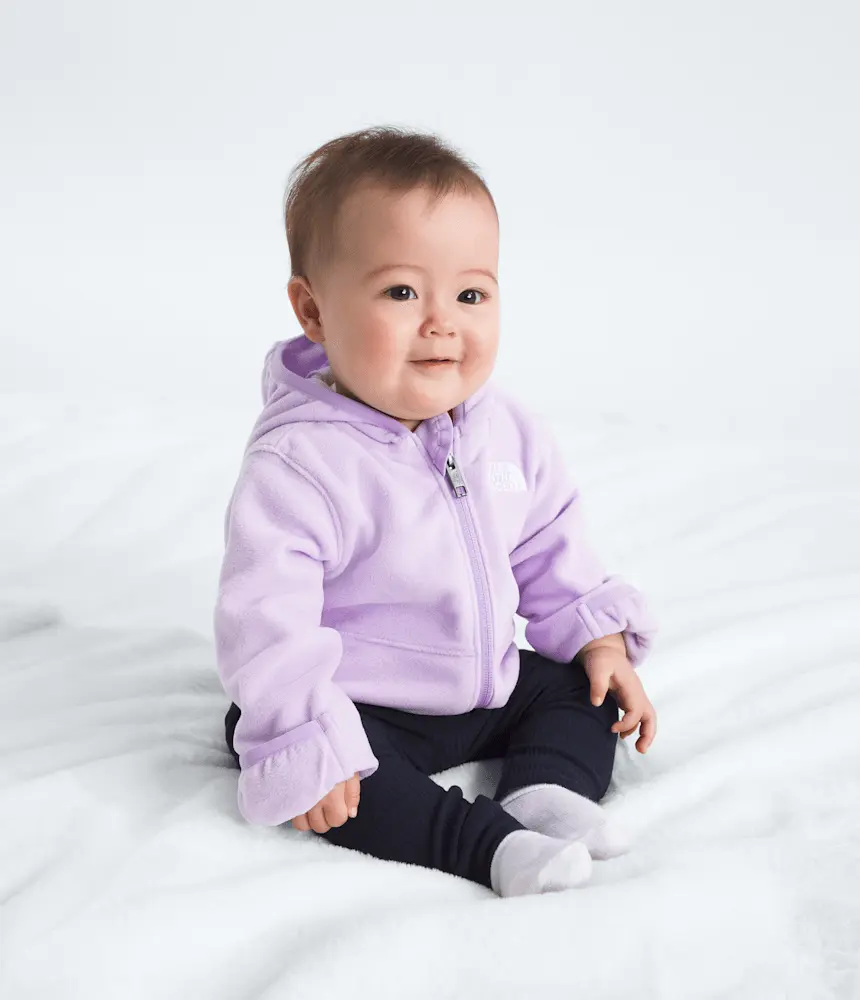 

Толстовка Baby Glacier с капюшоном на молнии The North Face, Lite Lilac