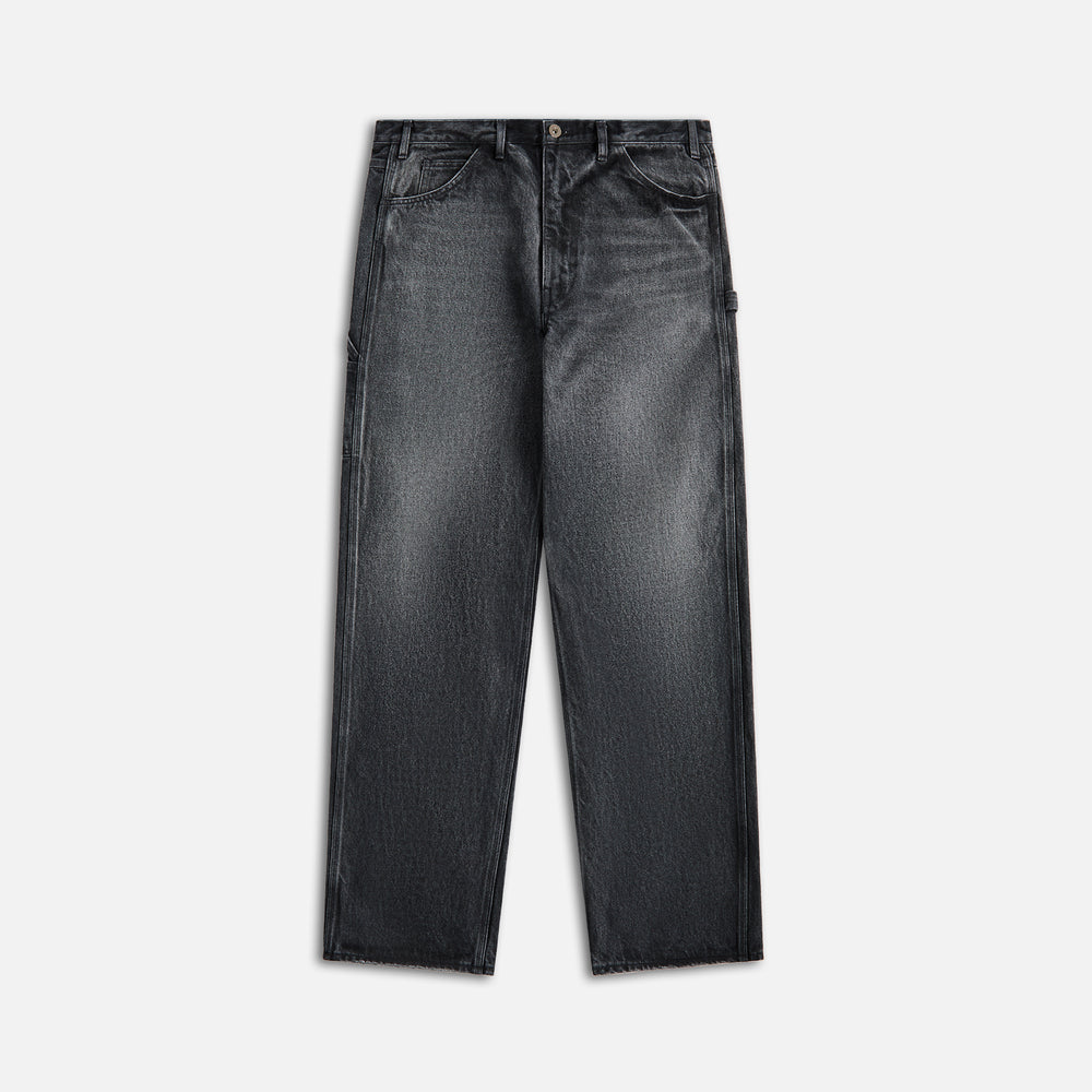 

Брюки Auralee Selvedge Faded Heavy Denim Painter Pants, цвет Faded Black