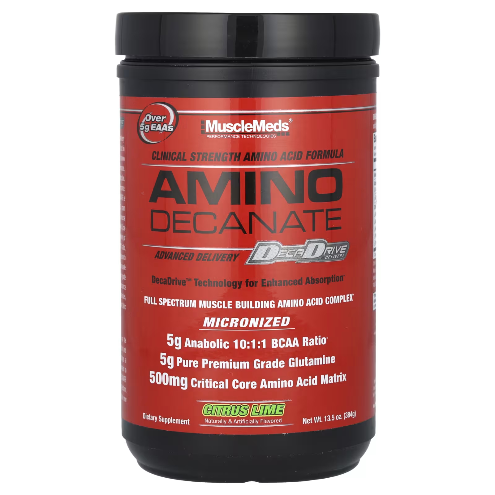 

Добавка MuscleMeds Amino Decanate цитрусовый лайм, 384 г