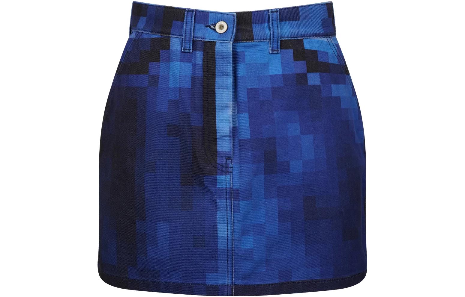 

Юбка Pixel Collection SS23 Denim Dress Women's Mosaic, Blue LOEWE, синий