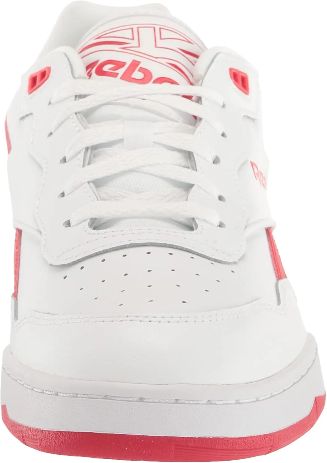 Мужские кроссовки Reebok Club C 85 Amazon Renewed, белый/красный — фото 2