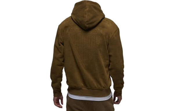 Толстовка Air Jordan Hoodies 'Olive', зеленый — фото 2