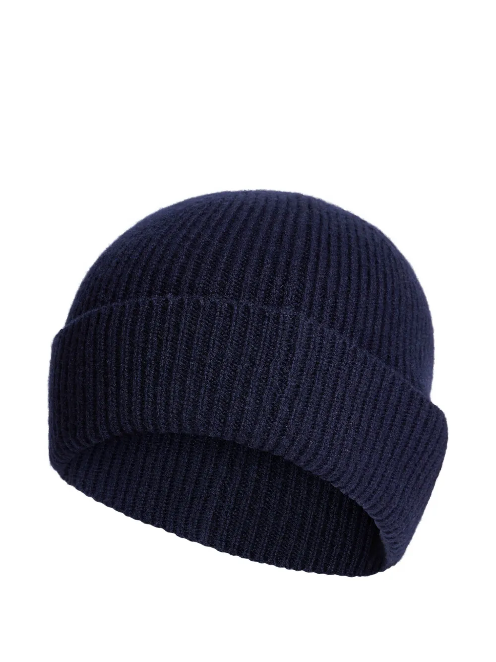 

Шапка бини в рубчик Fursac, синий