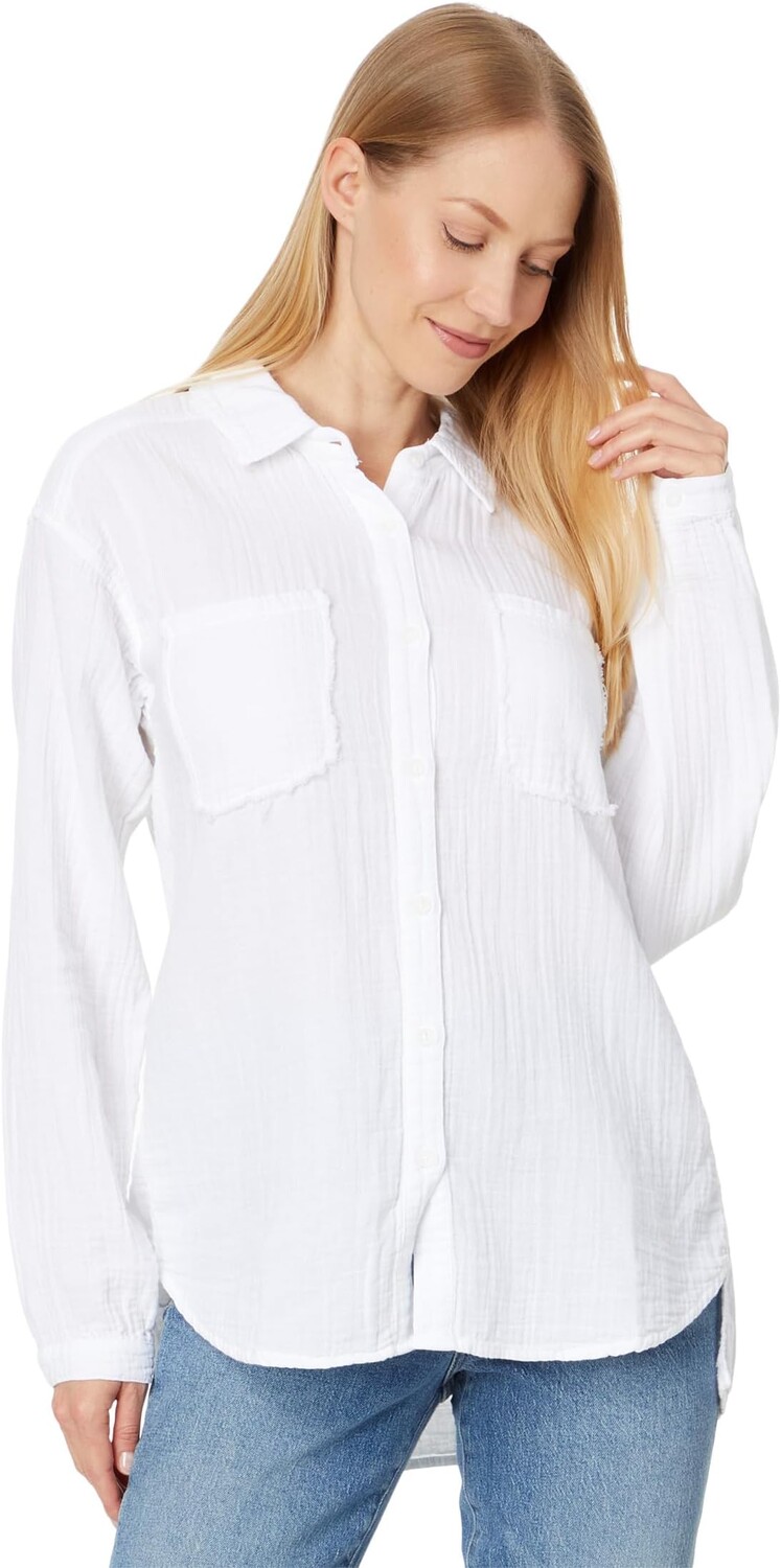 

Рубашка Mod-o-doc Long Sleeve Button-Up Shirt, белый