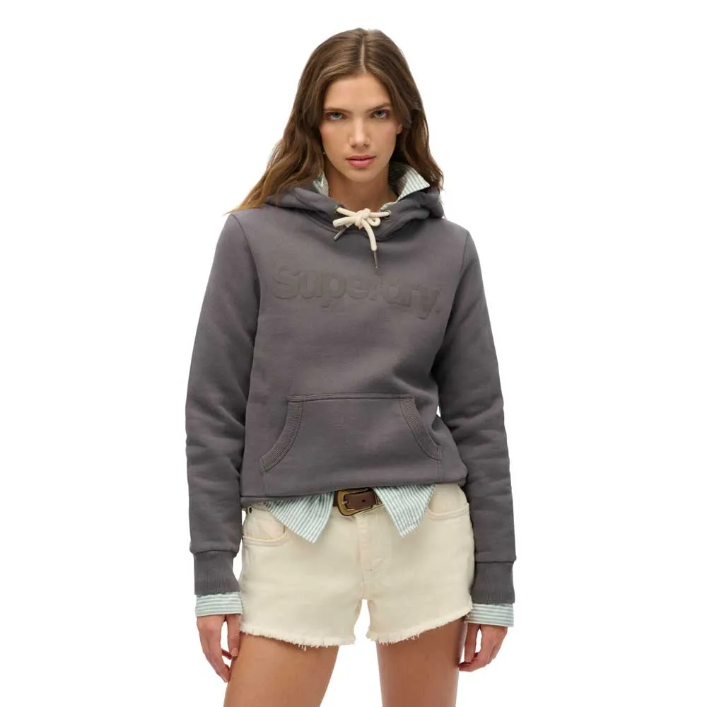 

Худи Superdry Tonal Core, серый