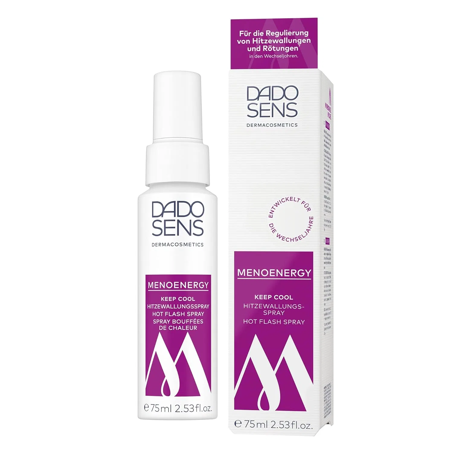 Охлаждающий спрей для лица «MENOENERGY KEEP COOL HEAT WALL SPRAY» от DADO SENS, 75 мл Dado Sens — фото 2
