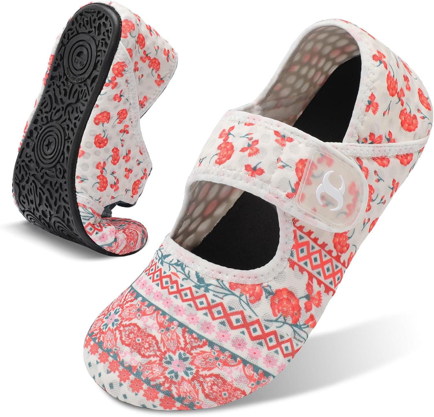 

Обувь для воды для женщин и мужчин, пляжная обувь для плавания босиком, аквааэробика, летние широкие шлепанцы, сандалии, быстросохнущие носки для бассейна, реки и моря Scurtain, оранжевый