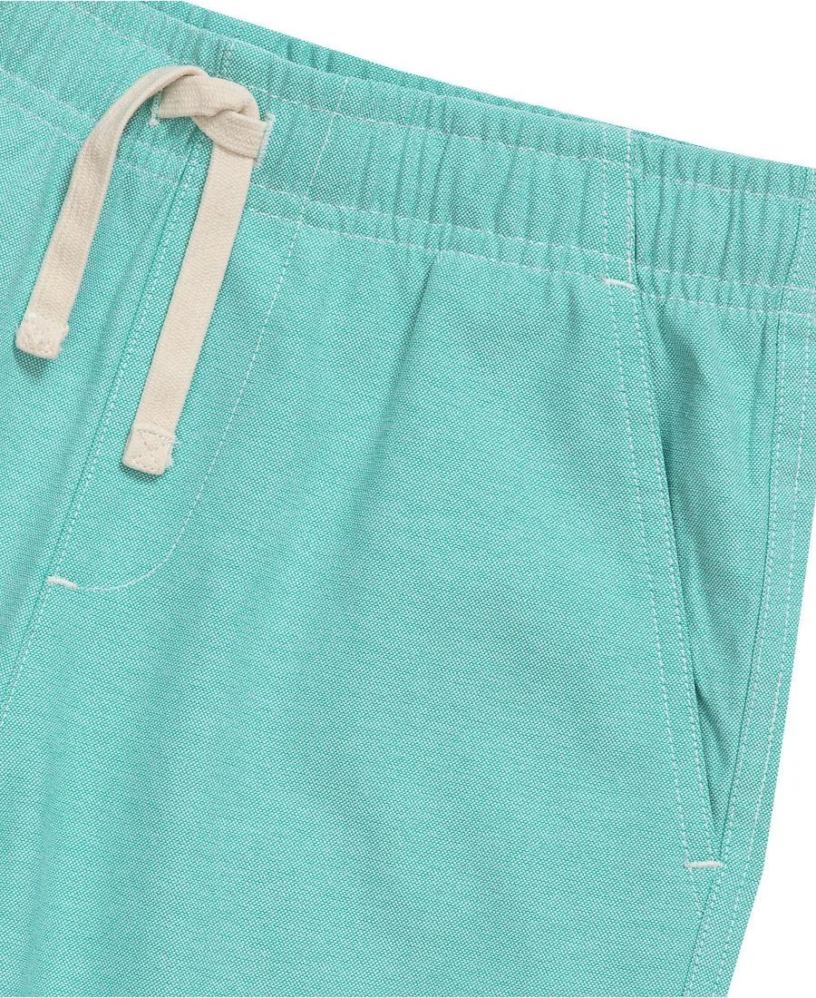 Детские шорты-оксфорды на резинке Lands' End, Teal — фото 3