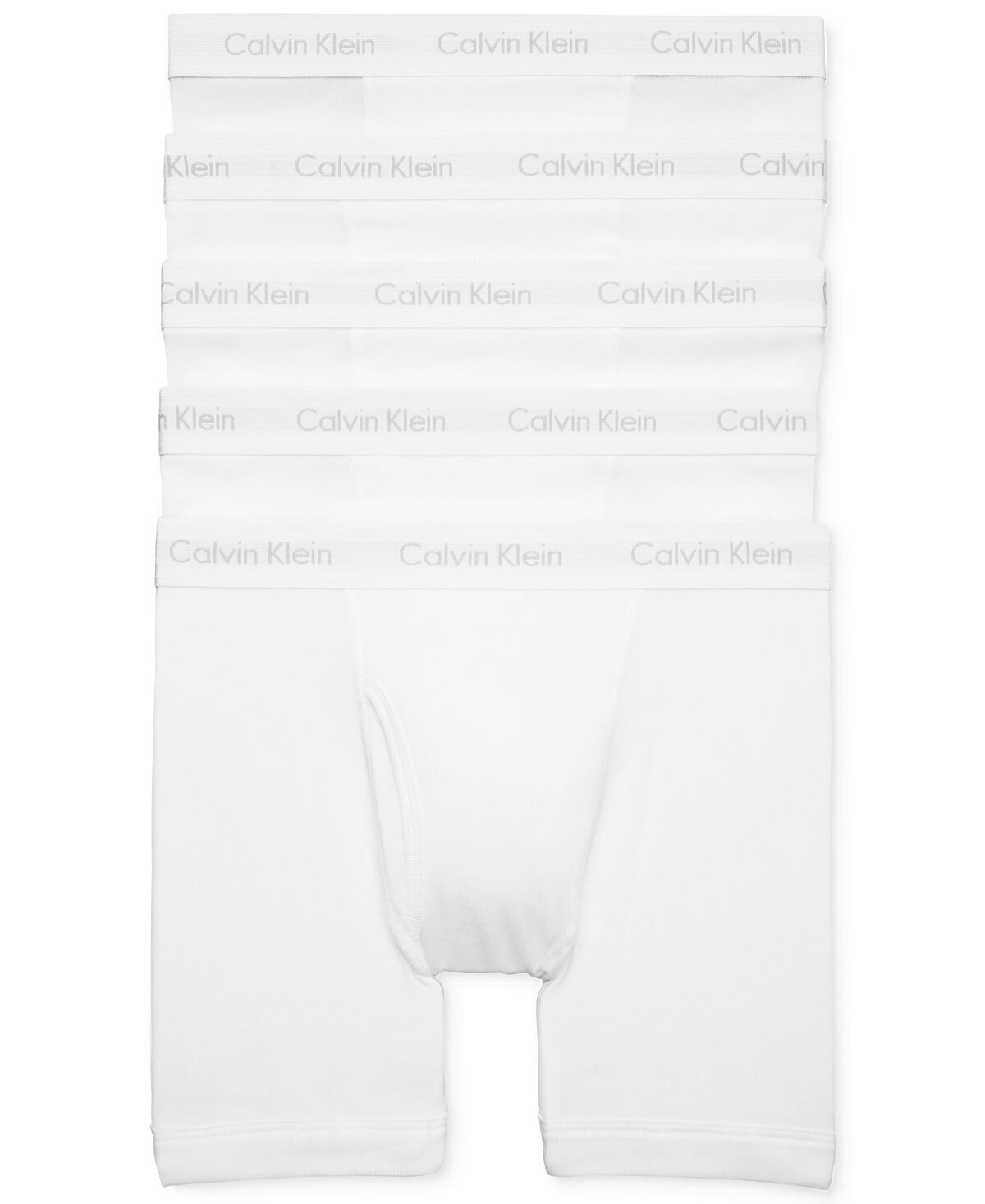 

Мужские классические трусы-боксеры из хлопка, 5 шт., нижнее белье Calvin Klein