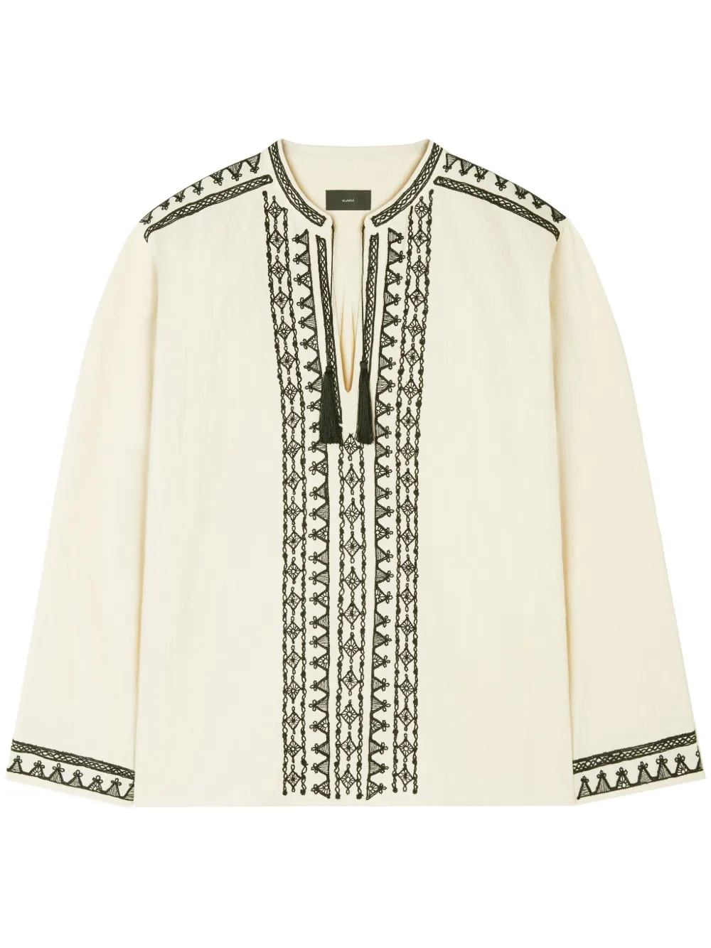 

Рубашка с кисточками Alanui, нейтральный