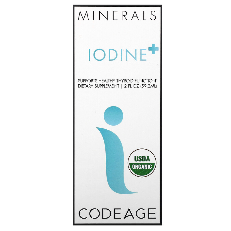 

Codeage, Йод +, 250 мкг, 59,2 мл (2 жидк. Унции)