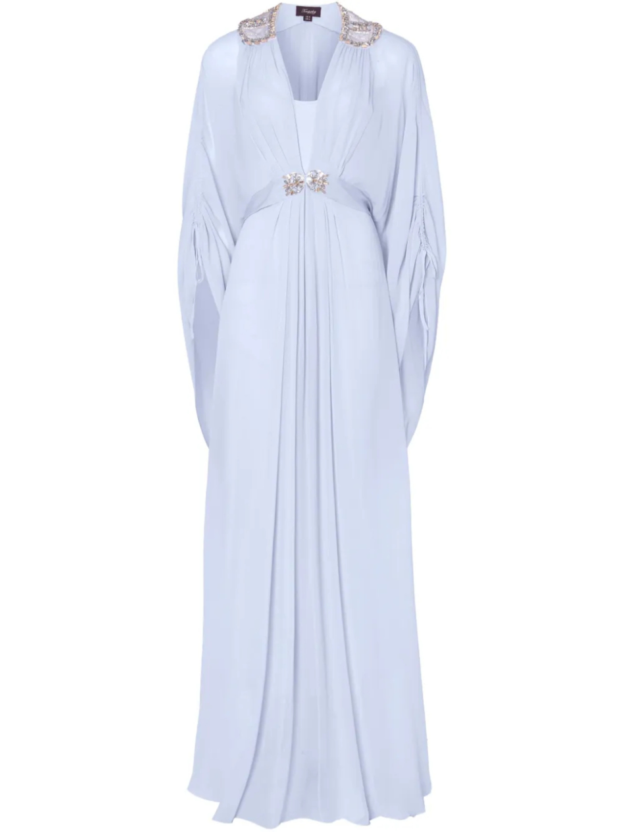 

Декорированное платье макси Temperley London, синий