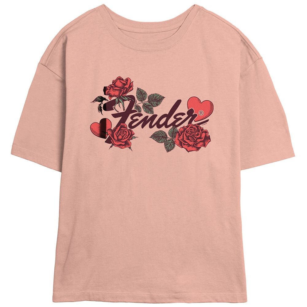 

Футболка с логотипом Junior's Fender ко Дню святого Валентина Licensed Character, цвет Blush