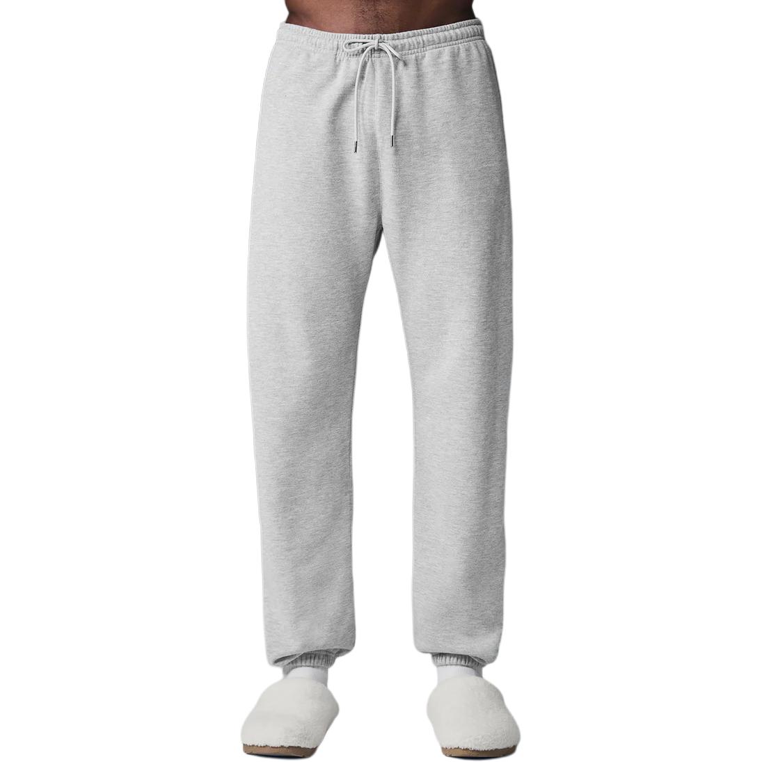 

Трикотажные спортивные штаны мужские Alo Yoga, серый/серый