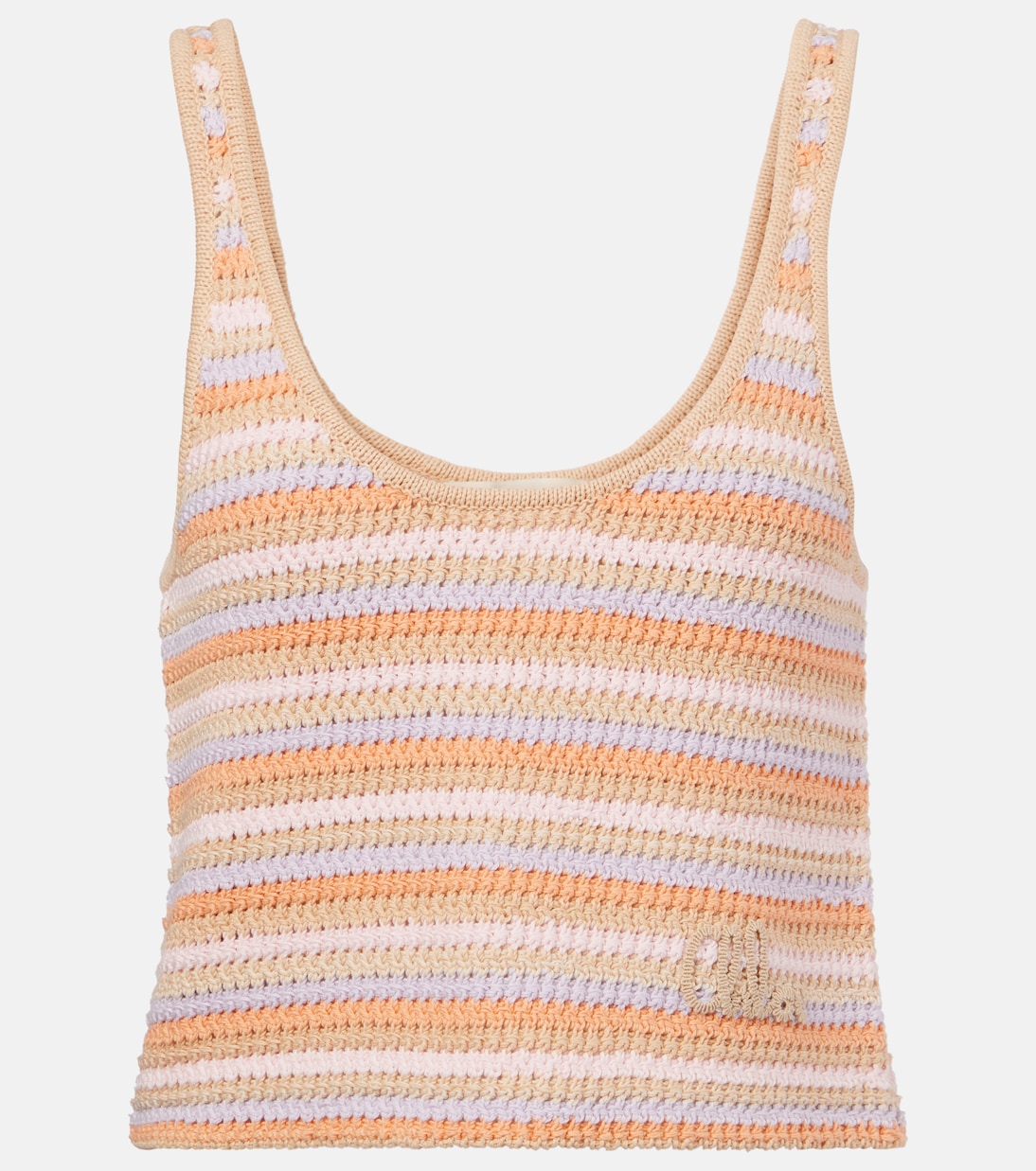 

Трикотажный хлопковый топ Chloé